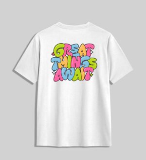 Playera GREAT THINGS